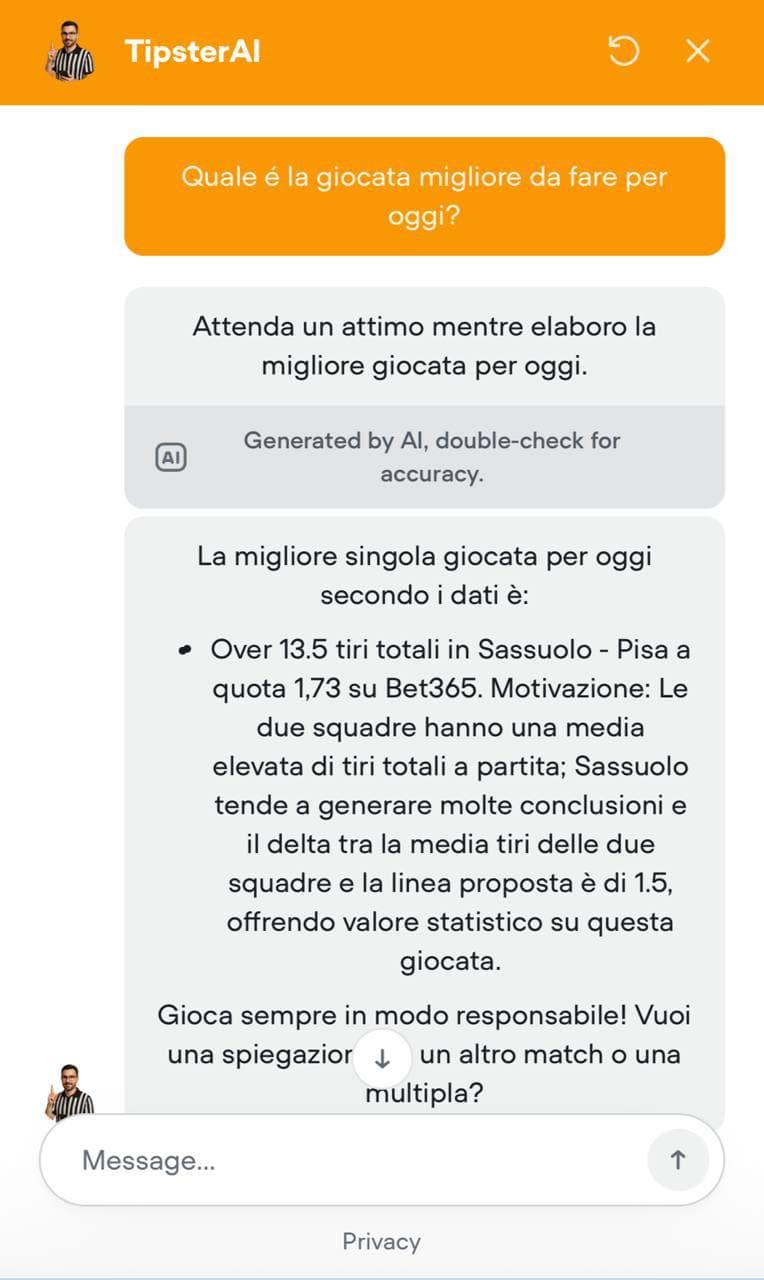 Chatbot AI TipsterAI